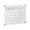 Martha Stewart Grayson Acrylic Wall Calendar w/Notes w/Dry Erase Marker and Mntng Hrdwr, 24in. x 18in., w/Blk Prnt BR-AC-4560-BK-CLRBK-MS - alternate 4